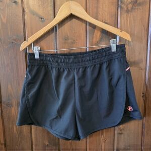 Fila Black and Pink Women's Athletic Shorts